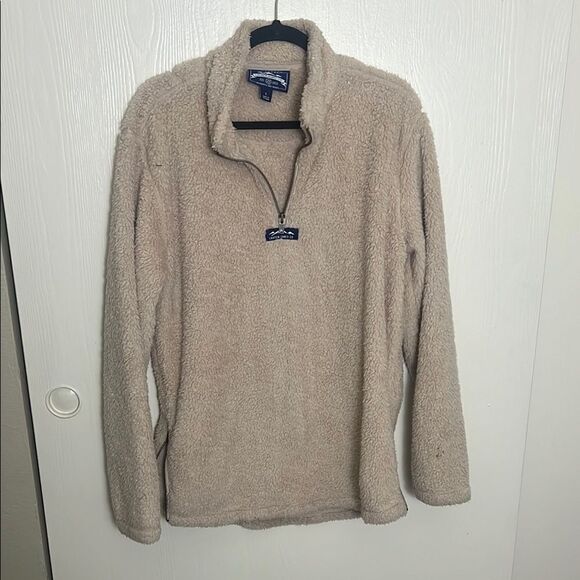 Beige Fleece Pullover - Picture 1 of 4